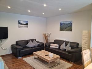 A seating area at Haus Huber
