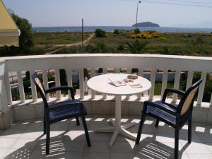 Balkón alebo terasa v ubytovaní Kavala Beach Hotel apartments
