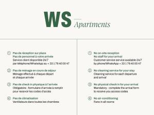 巴黎的住宿－Apartments WS Montmartre - Sacré Coeur，带有词与参数的文件的截图