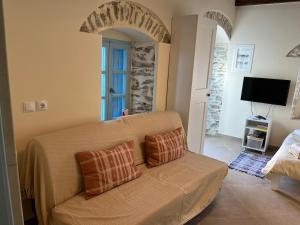 Кът за сядане в Dream House Little Villa - Amorgos