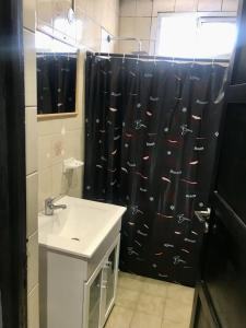 Koupelna v ubytování Casa con cochera. Amanecer mendocino