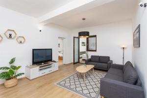 TV a/nebo společenská místnost v ubytování Villa Casa Toni
