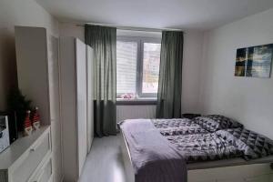 Postel nebo postele na pokoji v ubytování Apartmán v centre mesta Žilina
