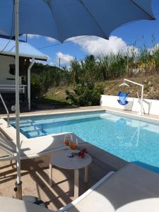 Πισίνα στο ή κοντά στο Villa Stone pour 8 personnes, piscine chauffée 5 euros par jour, accès PMR, 5 étoiles