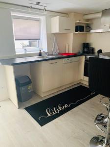 Kuchyň nebo kuchyňský kout v ubytování Practical Loft Comfort near Munich