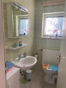 Koupelna v ubytování Ostsee Ferienwohnung