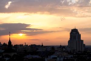 Wschód lub zachód słońca widziany z tego hotelu