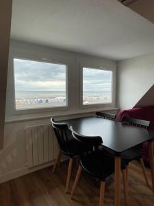 Et opholdsområde på Studio Le Mat vue Mer