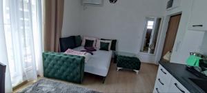 sala de estar con sofá y silla en Studio P&N Raj, en Vrnjačka Banja