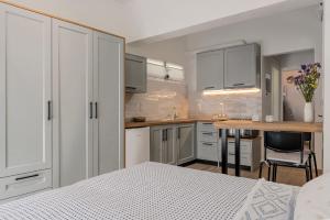 O bucătărie sau chicinetă la Preveza life apartment +12 fotografii