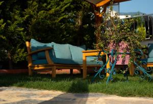 Zahrada ubytování Mavi Yaprak Hotel