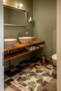 Koupelna v ubytování Hotel B&B Hoeve de Vredenhof