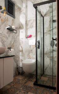 Koupelna v ubytování Mavi Yaprak Hotel