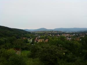 Výhľad na hory alebo výhľad na hory priamo z dovolenkového domu