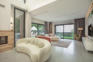 A seating area at Enclave Villa Luxury,Pool and Nature at Marmaris
