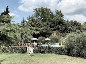 A garden outside Podere San Giorgio