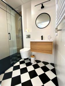 Kúpeľňa v ubytovaní Apartamenty Pałacowe + 32 fotografií
