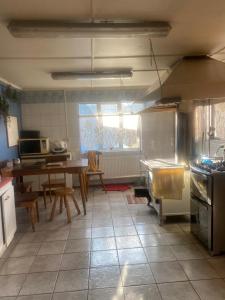 Virtuvė arba virtuvėlė apgyvendinimo įstaigoje HOSTAL AONKEN
