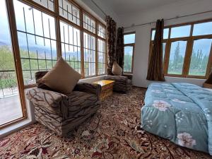 Postel nebo postele na pokoji v ubytování Nature Palace Farmstay