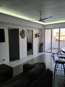 אזור ישיבה ב-Malecon uno PV Libertad 111 Centro 48300 Puerto Vallarta Jal