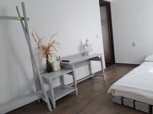 Postel nebo postele na pokoji v ubytování Luna