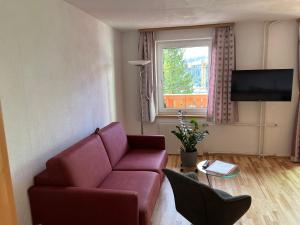 Μια τηλεόραση ή/και κέντρο ψυχαγωγίας στο Appartements-Restaurant Schwaiger