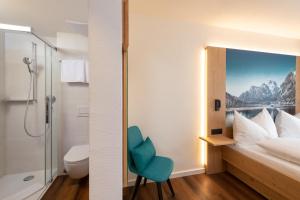 Baðherbergi á Berghotel Randolins
