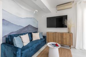TV a/nebo společenská místnost v ubytování Apartments Marina