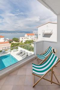 Bazén v ubytování Apartments Marina nebo v jeho okolí