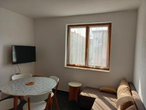 TV a/nebo společenská místnost v ubytování Vodice, apartmani Buntić