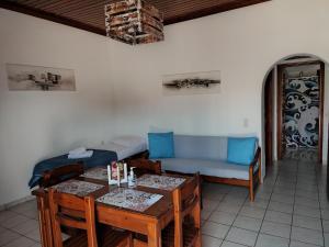 A seating area at Litus Amoris