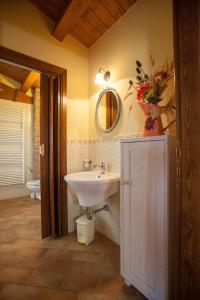 A bathroom at Bio Agriturismo Pratini