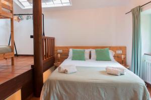 Ein Bett oder Betten in einem Zimmer der Unterkunft Molino verde