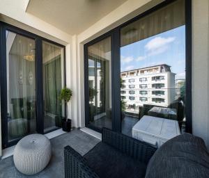 Posezení v ubytování studio Sea Pearl