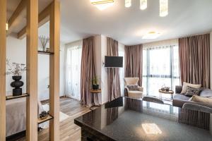 Posezení v ubytování studio Sea Pearl