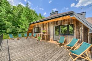 Fotografie z fotogalerie ubytování Chabrowo Retreat - dom 220m2 nad jeziorem Klimkówka, Beskid Niski v destinaci Uście Gorlickie