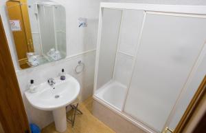 Koupelna v ubytování Hotel Beatriz