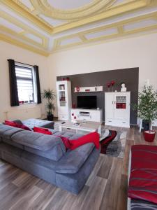 Posezení v ubytování Ferienwohnung La Finesse