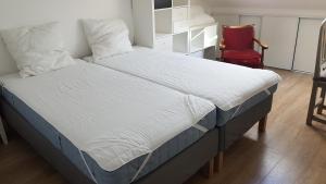 Posteľ alebo postele v izbe v ubytovaní Duplex Etoile de mer- T4 Vue mer