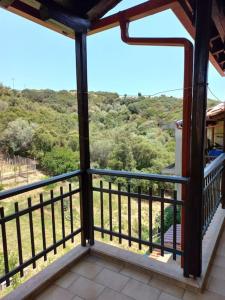 a view from the balcony of a house at Lelashomeouranoupoli in Ouranoupoli
