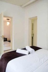 Postel nebo postele na pokoji v ubytování Apartamento en plaza callao Madrid