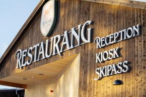 Certifikát, hodnocení, plakát nebo jiný dokument vystavený v ubytování Idre Himmelfjäll Resort