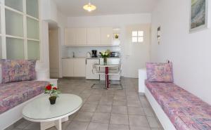 Kuchyň nebo kuchyňský kout v ubytování Markakis Apartments