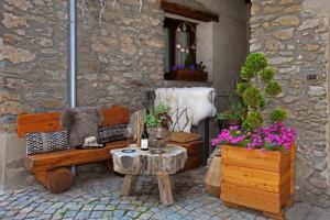 Posezení v ubytování Chalet Faure