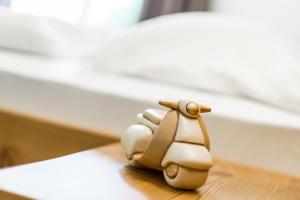 Postel nebo postele na pokoji v ubytování Zur Mühle Wohlfühloase