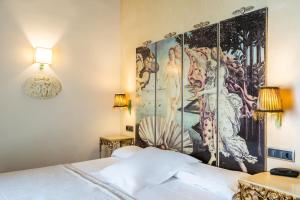 Cama o camas de una habitación en YIT La Casona del Arco