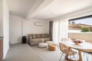 Posezení v ubytování Aura Villas Tinos