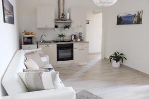 Kuchyň nebo kuchyňský kout v ubytování Vesuvio House appartamento indipendente e centrale