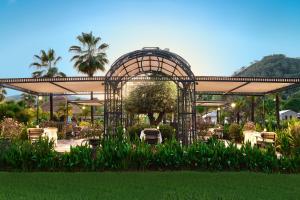 A garden outside Rixos Premium Göcek - Adult Only