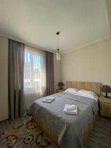 Кровать или кровати в номере Hotel Garanti